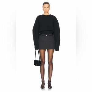 EAVES Arlet Crewneck Sweater in Black